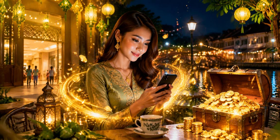 Pengguna Ipoh mengakses kasino mudah alih ik21 semasa perayaan Hari Raya